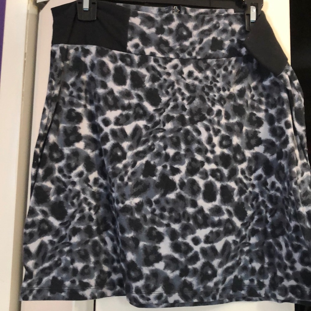 Leopard print skirt